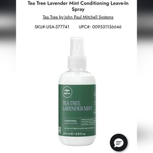 FRESH BATCH 🚫expired Paul Mitchell Lavendar Mint Leave In Conditioning Spray